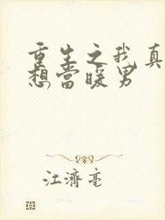 重生之我真的只想当暖男