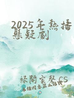 2025年热播悬疑剧