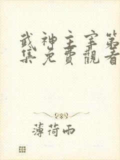 武神主宰第13集免费观看