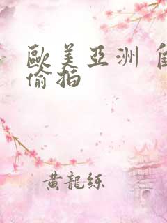 欧美亚洲 自拍偷拍