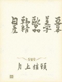 日韩欧美亚洲国产精品字幕久久久