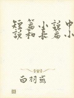 短篇小说中篇小说和长篇小说的区别