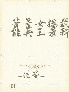 萧晨女总裁的全能兵王最新章节