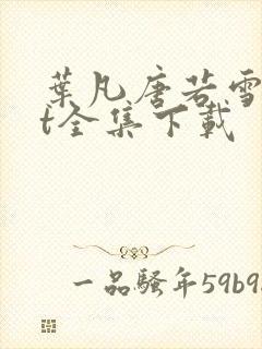 叶凡唐若雪txt全集下载