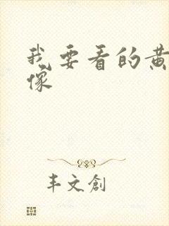 我要看的黄色录像