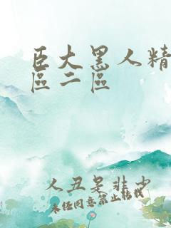 臣大黑人精品一区二区
