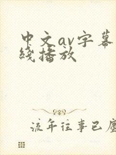 中文av字幕在线播放