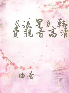 《流星》韩剧免费观看高清