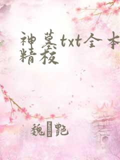 神墓txt全本精校