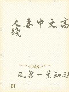 人妻中文高清在线