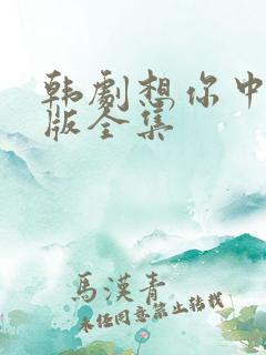 韩剧想你中国语版全集