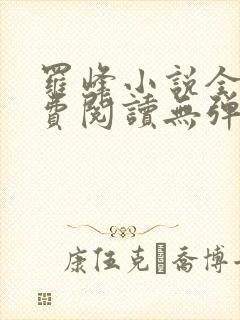 罗峰小说全文免费阅读无弹窗