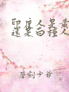 印度人是黄种人还是白种人