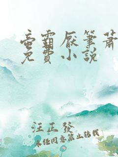 帝霸厌笔萧生 免费小说