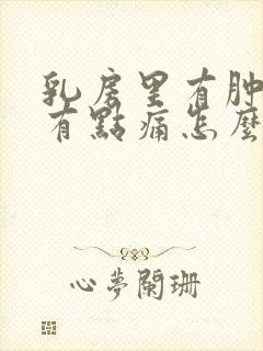 乳房里有肿块还有点痛怎么办