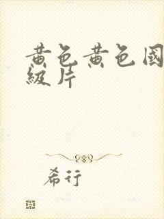 黄色黄色国产一级片