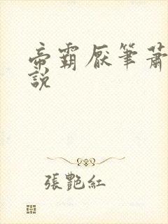 帝霸厌笔萧生小说