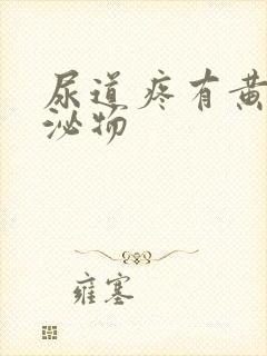 尿道疼有黄色分泌物