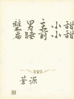 双男主小甜文短篇睡前小甜饼