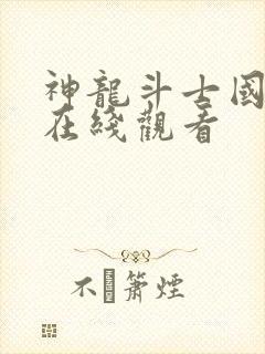 神龙斗士国语版在线观看