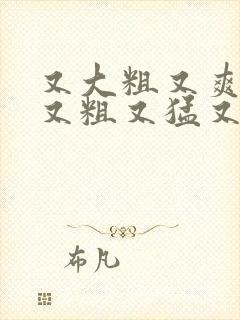 又大粗又爽国产又粗又猛又,爽又黄的视频