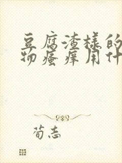 豆腐渣样的分泌物瘙痒用什么药