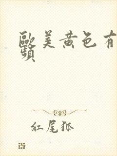 欧美黄色有码视频