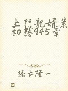 上门龙婿叶辰萧初然945章