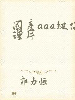 国产aaa级伦理片