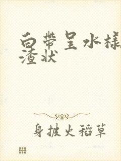 白带呈水样豆腐渣状