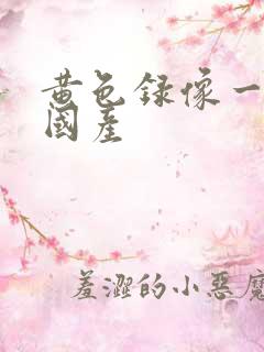 黄色录像一级片国产