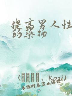 提高男人性欲望的药物