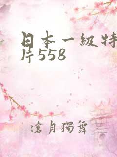日本一级特黄大片558