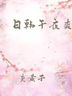 日韩午夜爽爽爽