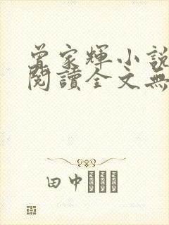 曾家辉小说免费阅读全文无弹窗