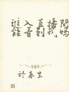 进入直播间主播能看到我吗