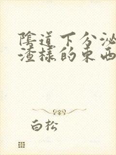 阴道下分泌豆腐渣样的东西