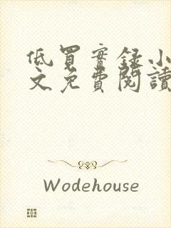 低买实录小说全文免费阅读最新章节