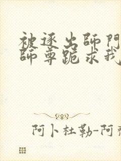 被逐出师门美人师尊跪求我原谅小说