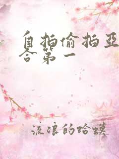 自拍偷拍亚洲综合第一