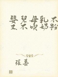 婴儿母乳不够吃又不吃奶粉怎么办