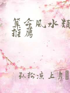 算命风水类小说推荐