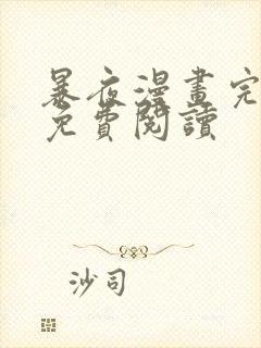 暴夜漫画完整版免费阅读