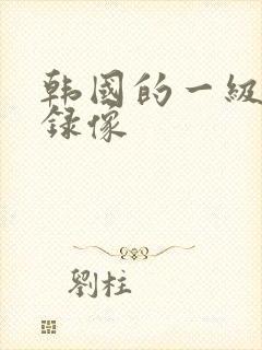 韩国的一级黄色录像