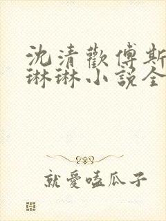 沈清欢傅斯年谢琳琳小说全集