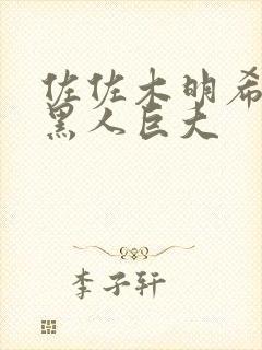 佐佐木明希黑人黑人巨大