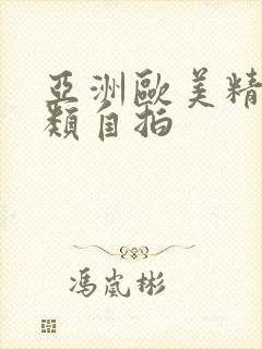 亚洲欧美精品另类自拍