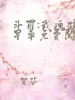 斗罗:武魂鹤羽星尊免费阅读