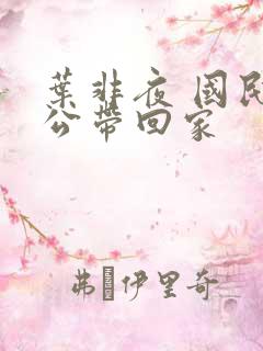 叶非夜 国民老公带回家