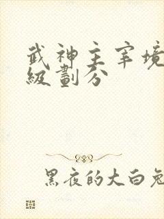 武神主宰境界等级划分